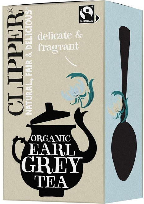 클리퍼 공정 무역 얼그레이 차 티백 20P X 2개, 20개입
