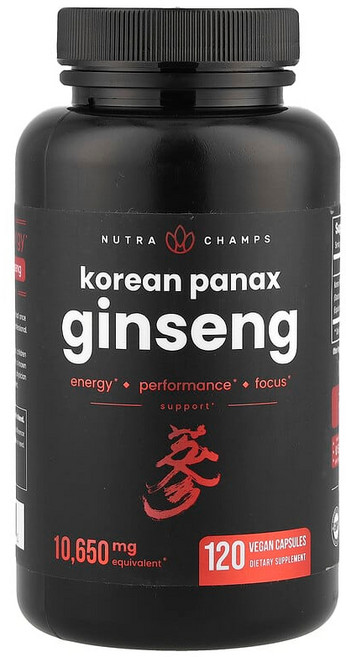 NutraChamps 한국산 인삼 베지 캡슐 120정(캡슐당 532.5mg) NHP-99954, 1개
