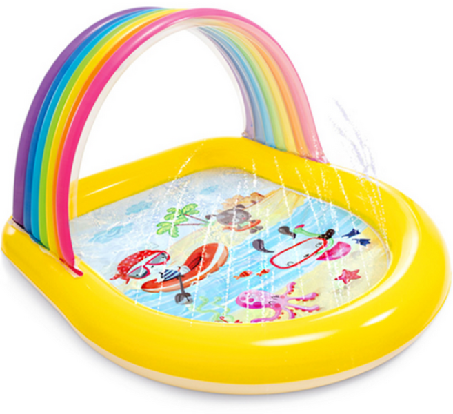 인텍스 레인보우 스프레이 유아 풀장 57156, 인텍스 57156 레인보우 스프레이풀, 2개