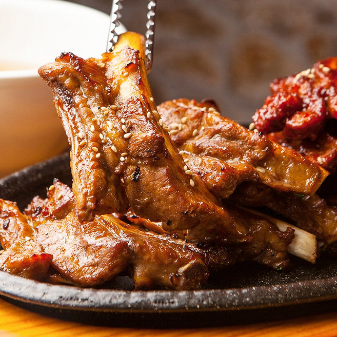 화아담 쪽갈비 2kg 캠핑고기 바베큐, 간장쪽갈비1kg+간장쪽갈비1kg, 1kg, 2개