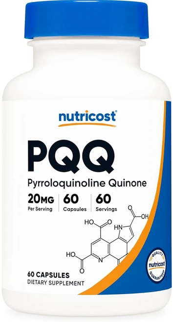 뉴트리코스트 PQQ 피로로퀴놀린퀴논 20mg 캡슐, 60정, 2개 - 쿠팡