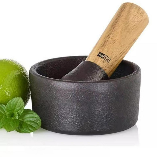 무쇠 미니 절구통 한약방 약재 다지기 마늘 나무 도구 깨갈이 주철 소형 6.5cm, 01. 주철 소형 6.5cm
