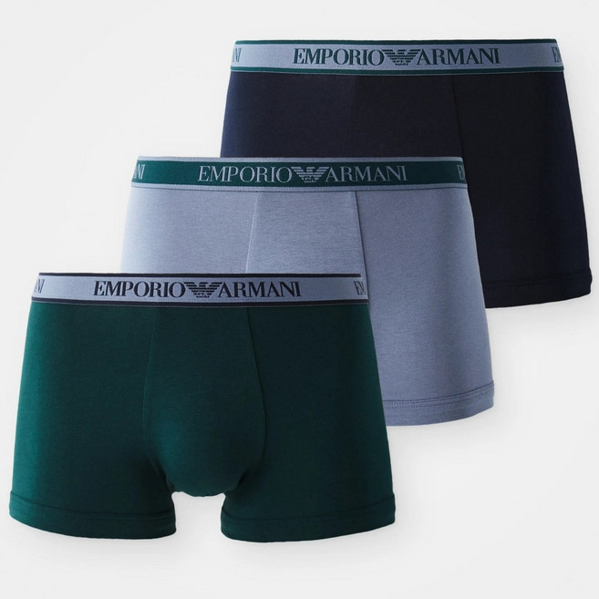 엠포리오 아르마니 남성 드로즈 (네이비 / 라이트 그레이 / 딥 그린 3종 세트)