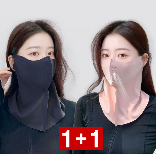 브랜드유 자외선 차단 냉감 골프 스포츠 마스크 1+1