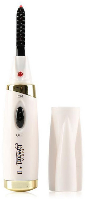 여성용 미니 전기 속눈썹 컬러 추수감사절 선물용, 02 White, 1개