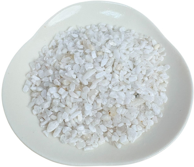藍月光碎石 100g (細3-5mm) 水晶原石 淨化消磁 能量造景石 聚寶盆 魚缸裝飾, 藍月光