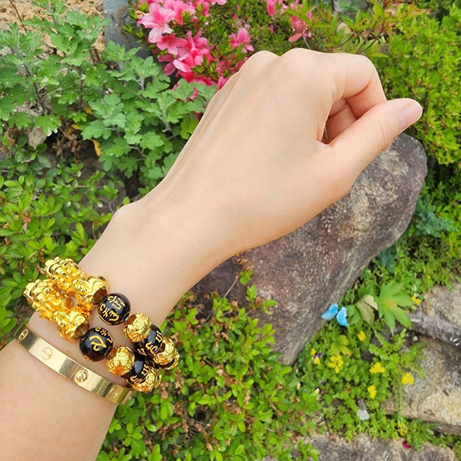 팔찌 재물 돈 들어오는 육자진언 비휴 _ 260402EA bli+09104EE