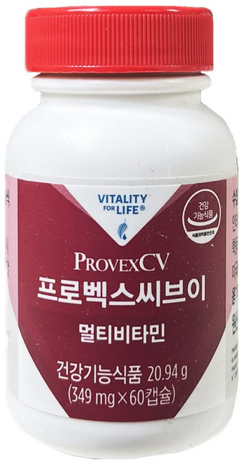 멜라루카 프로벡스씨브이 멀티비타민 60캡슐, 1개, 60정