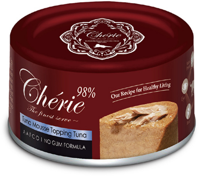 쉐리 레드라벨 98% 참치무스 주식캔 80g, 1개, 80L, 참치