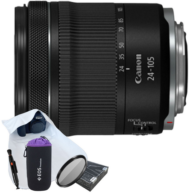 [포토리뷰이벤트] 캐논 RF 24-105mm F4-7.1 IS STM + MCUV 필터 + 방수파우치 + 렌즈 클리닝펜 + 포켓융 /WJK