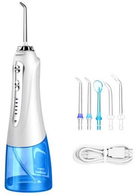 구강 관리 기기 치아 세척 기계 위생 제품 장치 관개기 용수, 01 White, 1개