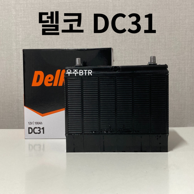 델코 DC31 딥싸이클 밧데리 캠핑카 배터리, 반납, 1개