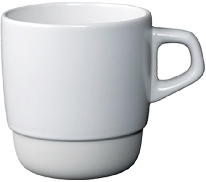 KINTO 킨토 SCS 스택머그 320ml 화이트 커피 전자 레인지 식기 세척기 사용 가능 커피잔 27657, 1개