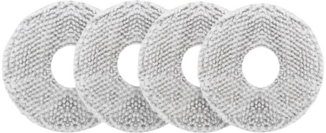 샤오미호환 로봇청소기 소모품 필터 물걸레패드 메인브러시 사이드브러시 먼지봉투 X10 X10+ X10PLUS X20 X20+ X20PLUS X20PRO S20+ S20PLUS, 1세트, 물걸레패드4장