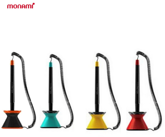 롤링펜 룰링펜 부착형 필기구 접착식 스탠드형, 4개, 검정색