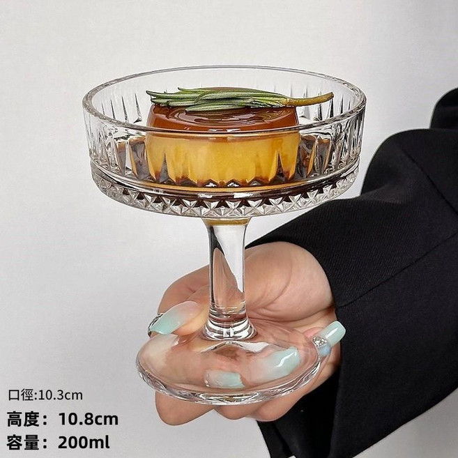 網紅高腳布丁杯 附太陽花紋樣, 土耳其甜品杯, 1個