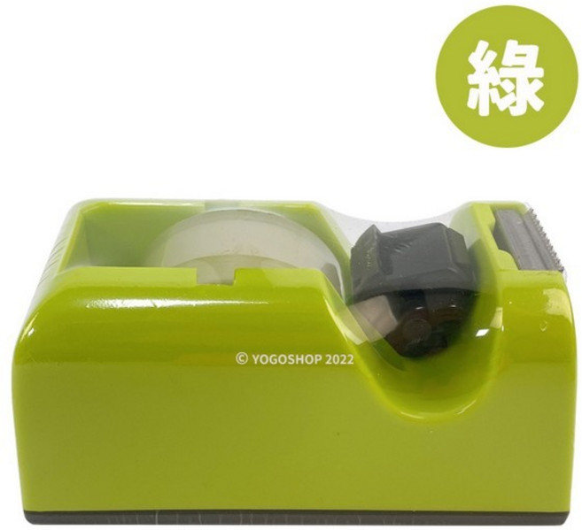 力大牌 ABEL TD5 迷你型膠帶台 NO.03919 切割器 小膠帶, 粉彩(果綠), 1個