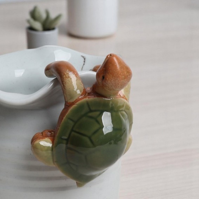 수반 걸이용 거북이 장식 인테리어소품