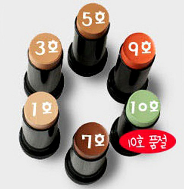 뛰어난 커버력과 사용하기 편리한 스틱 타입 파운데이션 한국콜마가 만든 컨실러 겸용 파운데이션, 1개, 다크베이지, 15g