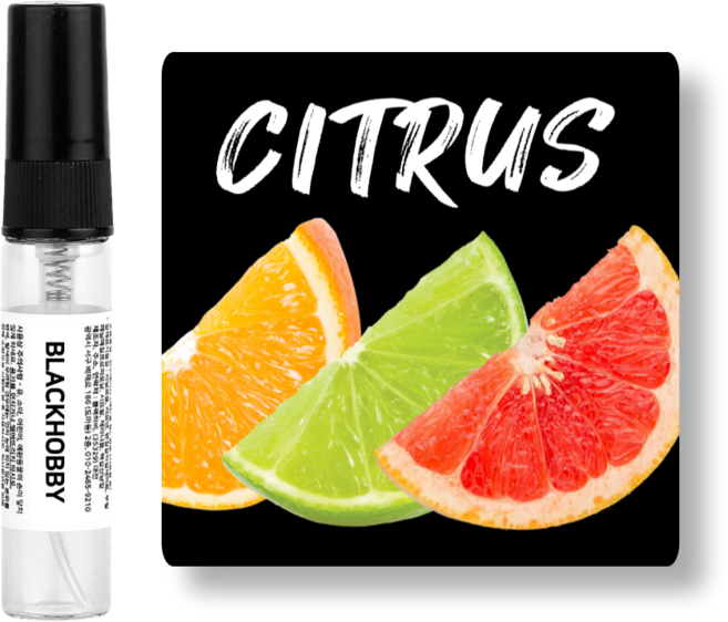 [3+1] 블랙하비 시트러스 베스트 10종 드레스퍼퓸 / 사탕수수 발효 베이스 사용, 1개, 4ml, 337. 유자스킨