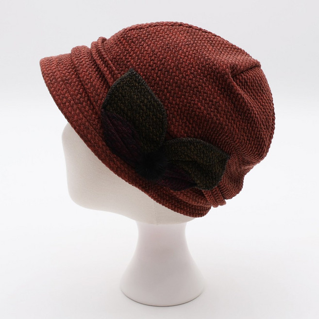 에스랑제이 여성 중년 가을 겨울 엄마 할머니 비니 모자 HD162