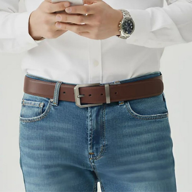 샤샤핏 양면 남자 벨트