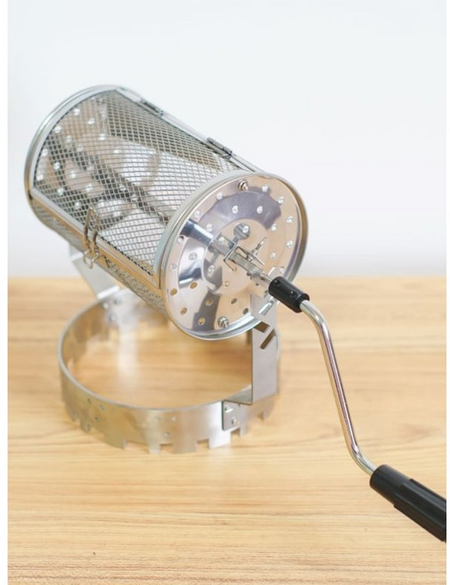 커피콩 로스팅 수동 원두 가정용 로스터 볶는도구, 플라스틱 손잡이, 플라스틱 핸들