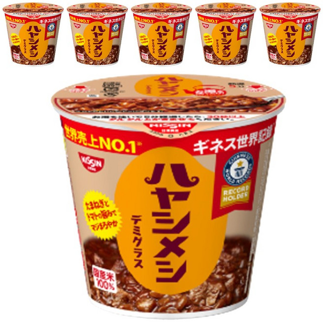 NISSIN 日清 林家飯 風味玻璃杯, 6個