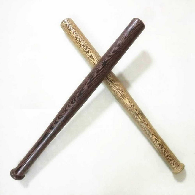 호신용 나무몽둥이 방망이 여성 곤봉 진압 격투봉 다크컬러 (55cm)