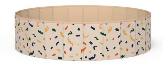 야외수영장 휴대용 수영장 어린이 풍선 목욕 욕조 아기 홈 야외 실내 모래 풀 게임 접는 보보 볼 키즈 물놀이, 2) 80 x 20 Beige, 1개