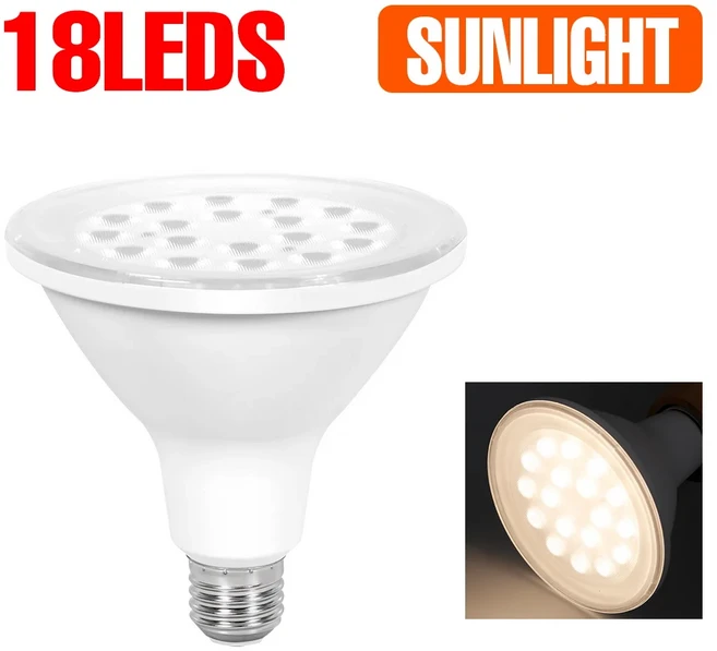 25W LED 풀 스펙트럼 성장등 전구 E27/E26 수경재배 램프 220V 실내 화분 과일 채소 식물 보조 조명 110V, 04 E27 25W Sunlight