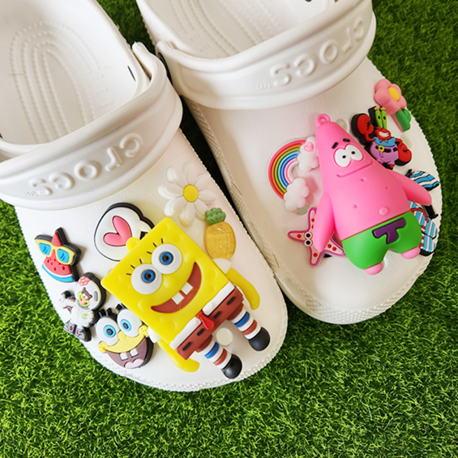 옐로우 바다친구들 14p set 실내화 꾸미기 신발 악세서리 파츠