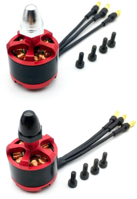 DJI 2212 920kV 브러시리스 모터 / 강력 전동 멀티 쿼드콥터 RC FPV 레이싱 드론 DIY 조립, 1세트, CCW*1개 + CW*1개