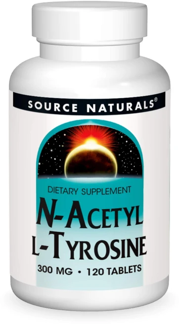 [Source Naturals] N-아세틸 L-타이로신 300 mg 120 타블렛, 120정, 1개 - 쿠팡