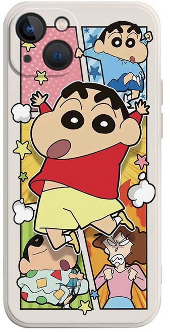 만화 짱구 개릭터 풀커버 렌즈보호 아이폰 갤럭시 폰케이스