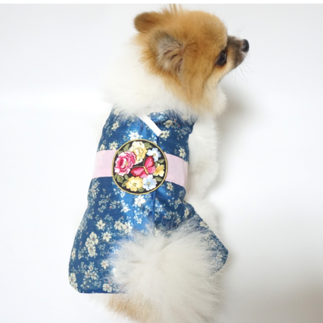 강아지 고양이 한복 패턴 도면 배자 당의 만들기 사계절용 멀티컬러, 1개, 남자한복패턴