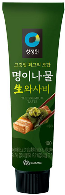 청정원 명이나물 생와사비, 100g, 24개