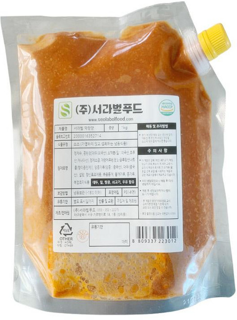 원하프막창장1kg/신라식품총알배송, 1kg, 1개