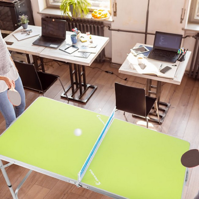 아이워너 접이식 미니 탁구대 - 중형 / 거실 사무실 야외에서 활용 높낮이 2단 기능, 기타, 1개