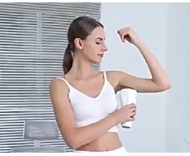 서인영 겨드랑이 마사지기 부유방 팔뚝 마사지 유튜브 림프 순환 안마기 등허리 롤링, 화이트, 1개