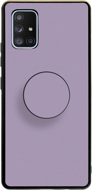 투유모바일 갤럭시 A퀀텀 A71 34색 감성 컬러 범퍼 케이스 + 동일색상 손잡이톡 세트 A716