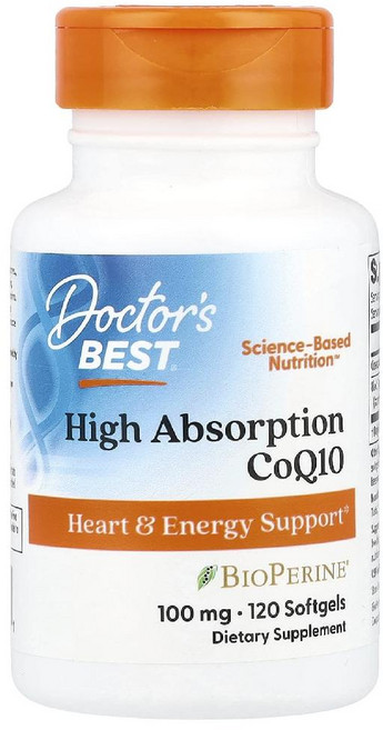 (3통) 닥터스베스트 고흡수 코큐텐 CoQ10 바이오페린 함유 코엔자임큐텐 100mg 120소프트젤, 120정, 3개