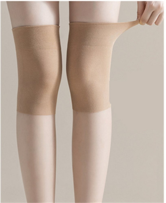 여름 종아리 압박스타킹 2개 무릎보호 밴드형 얇은 간호사 임산부 잘때 살색