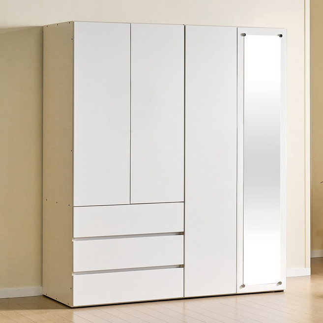 멜로우 레브리 LPM 1600 장농 세트 시리즈, 08. 터치형 1600 3서랍 거울도어 이불장