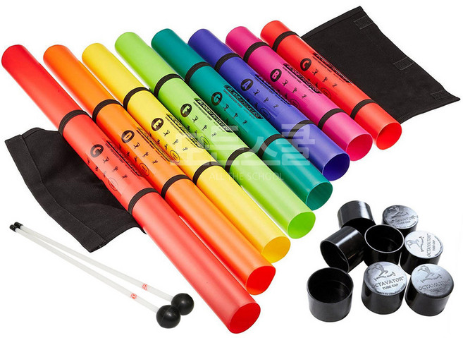 붐웨커 세트 (중간음역 온음계 8음+홀더+튜브캡+말렛), 1개