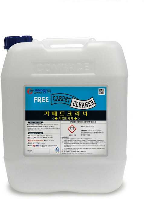 코머스켐 카펫트 크리너 18.75 리터 카펫 카페트 세척제 주카리스, 1개, 18.75L