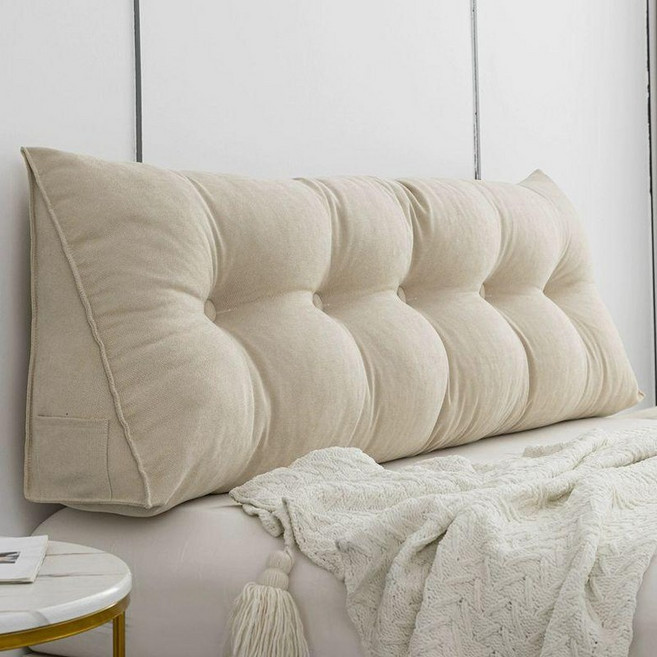 등받이 쿠션 삼각 기대는 허리베개 팜데코 쇼파 침대헤드 집앤콕 오리고 일반형 집순이 라움스튜디오 세모