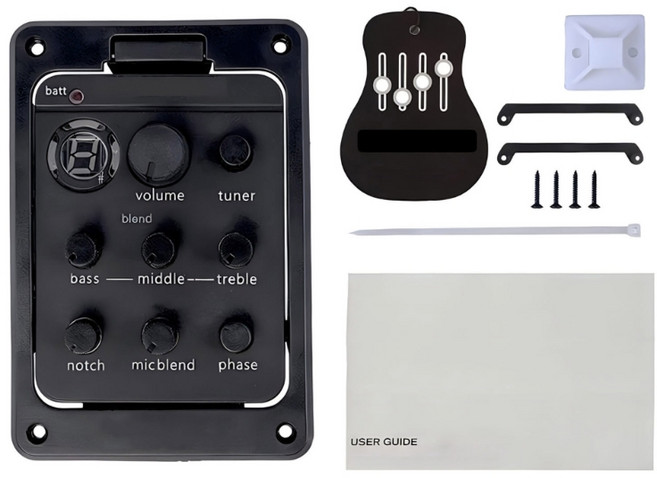 호환 가능한 Fisherman 301 어쿠스틱 기타 픽업 1개