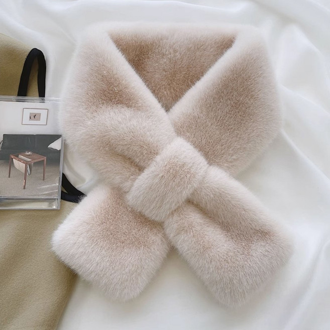 JPAPA 쁘띠 밍크 퍼 머플러