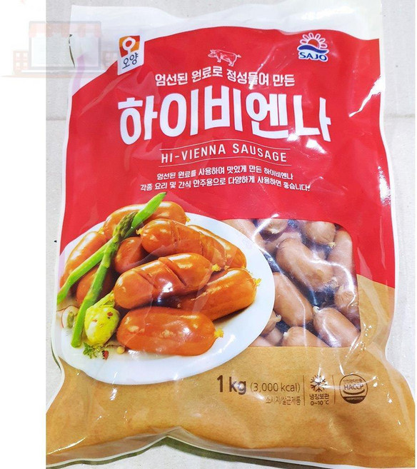 비엔나소시지 1KG X10팩 꼬마소시지